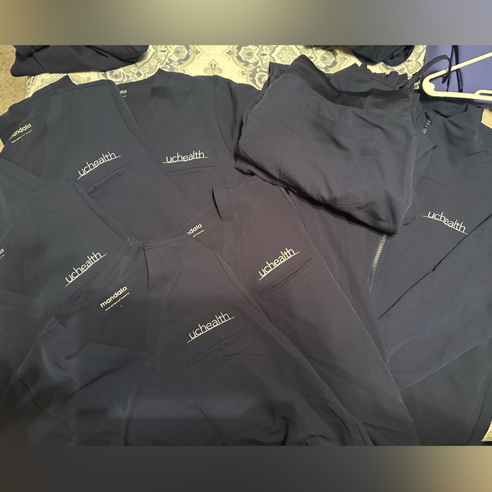 UCHealth Navy Blue lot of scrubs